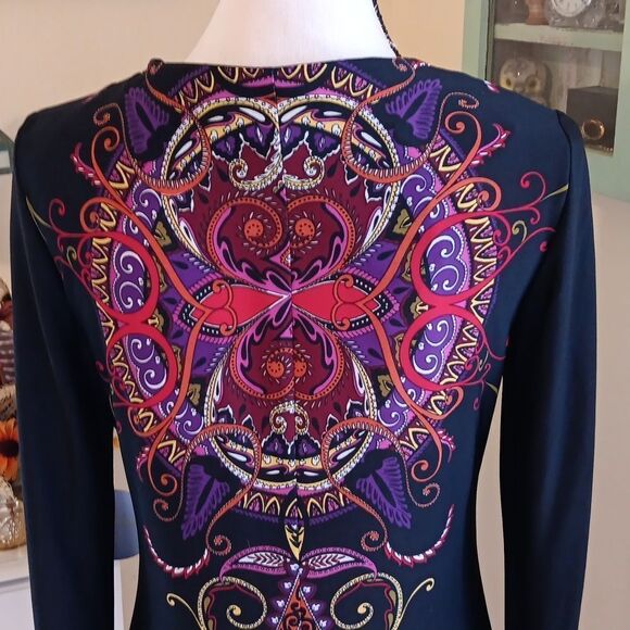 NWT Emma & Michele Shift . Arabesque. Dark Academia. Soft Knit - Picture 6 of 12